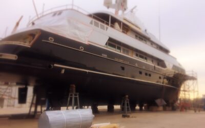 Yacht exhaust refit