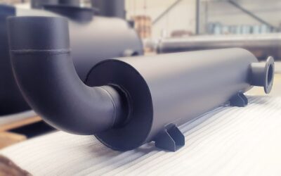 Dry genset silencers